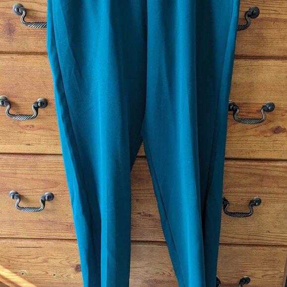 Emerald green/teal two-piece Modanisa pant set, size EUR 42/US 10 - Picture 3 of 3